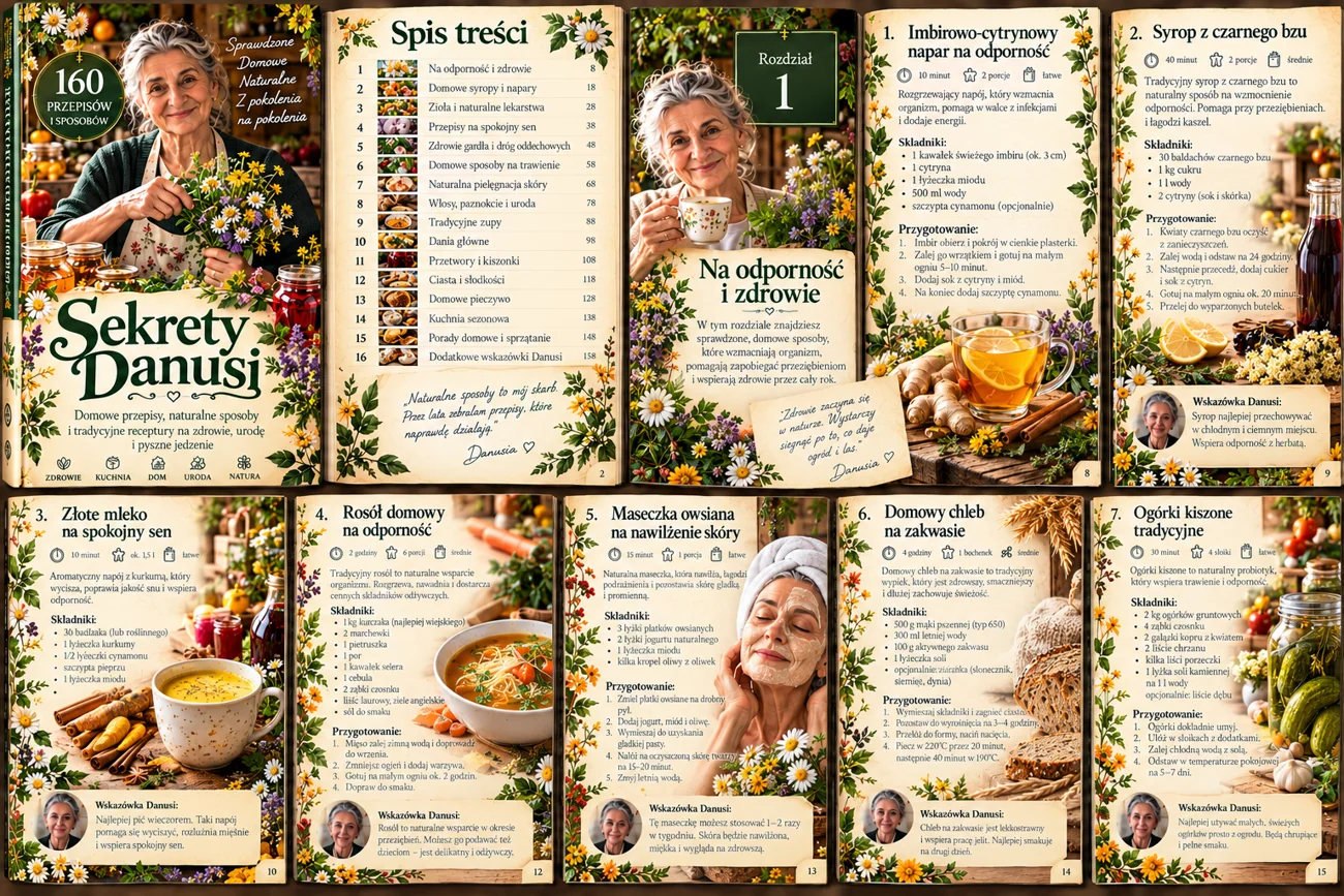 Botaniczne motywy inspirowane ilustracjami książki